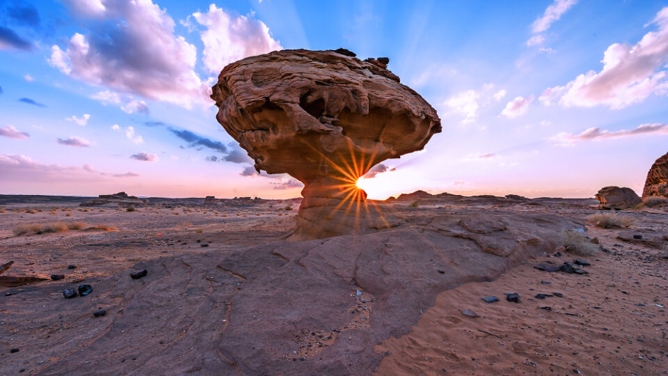Extraordinary sandstone landscapes host extraordinary cultural and natural heritage. Surrounded with beautiful unique rock formation where you can only find in AlUla_1453680077